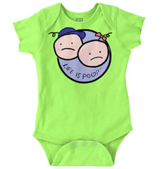 Boy and Girl Logo Romper Bodysuit-Direct To Garment Print-Brisco Baby