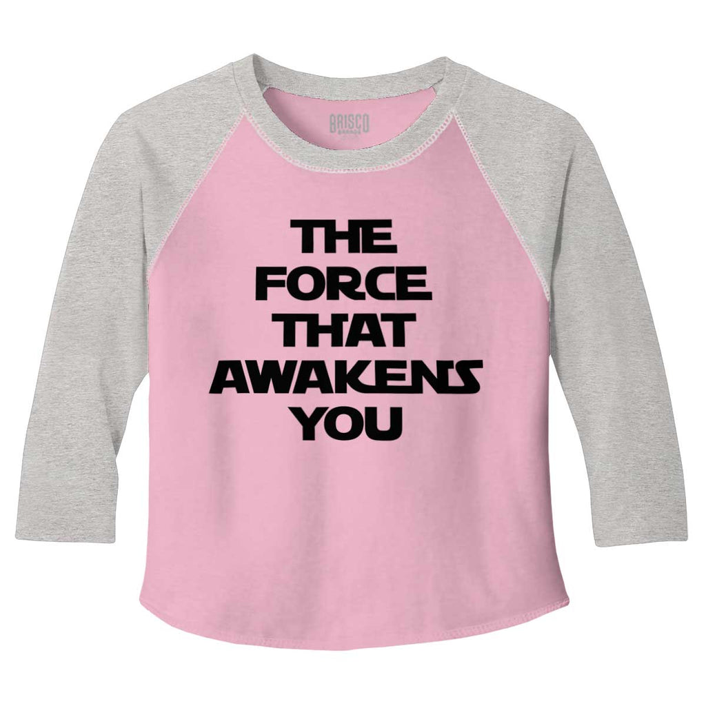 Force Awakens You Toddler Baseball-Direct To Garment Print-Brisco Baby