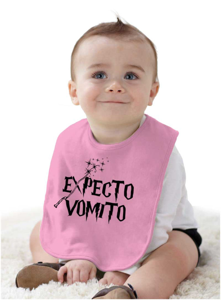 Expecto Vomito Infant Baby Bib-Direct To Garment Print-Brisco Baby