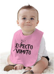 Expecto Vomito Infant Baby Bib-Direct To Garment Print-Brisco Baby
