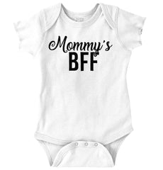 Mommy's BFF Romper Bodysuit-Direct To Garment Print-Brisco Baby