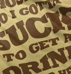 Get A Drink Infant Toddler T Shirt-Direct To Garment Print-Brisco Baby