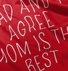 Mom Is Best Baby Polka Dot Skirt Dress-Direct To Garment Print-Brisco Baby