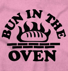 Bun In The Oven Maternity T-Shirt-Direct To Garment Print-Brisco Baby