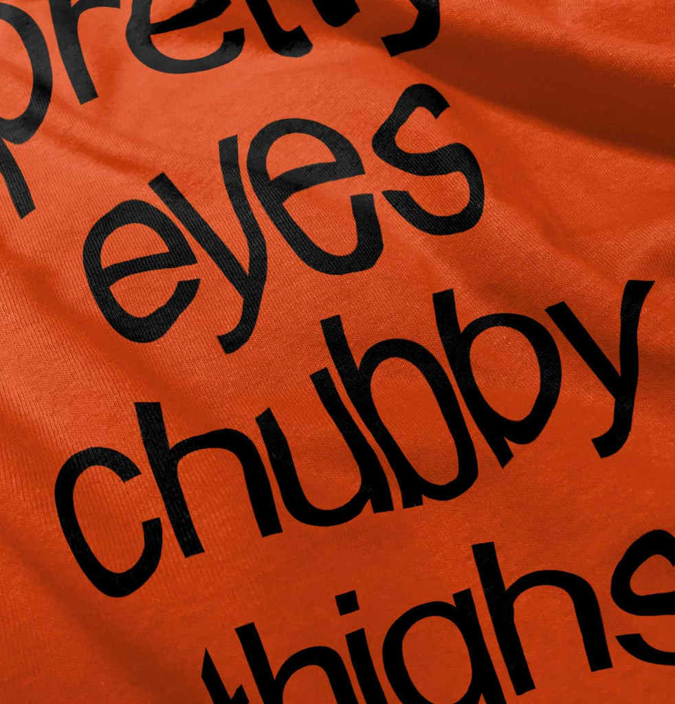 Chubby Thighs Infant Toddler T Shirt-Direct To Garment Print-Brisco Baby