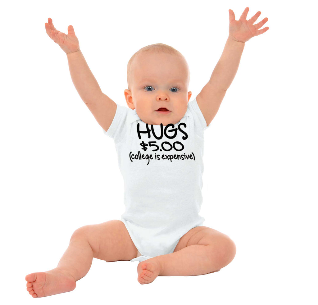 College is Expensive Romper Bodysuit-Direct To Garment Print-Brisco Baby