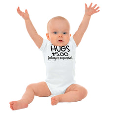 College is Expensive Romper Bodysuit-Direct To Garment Print-Brisco Baby
