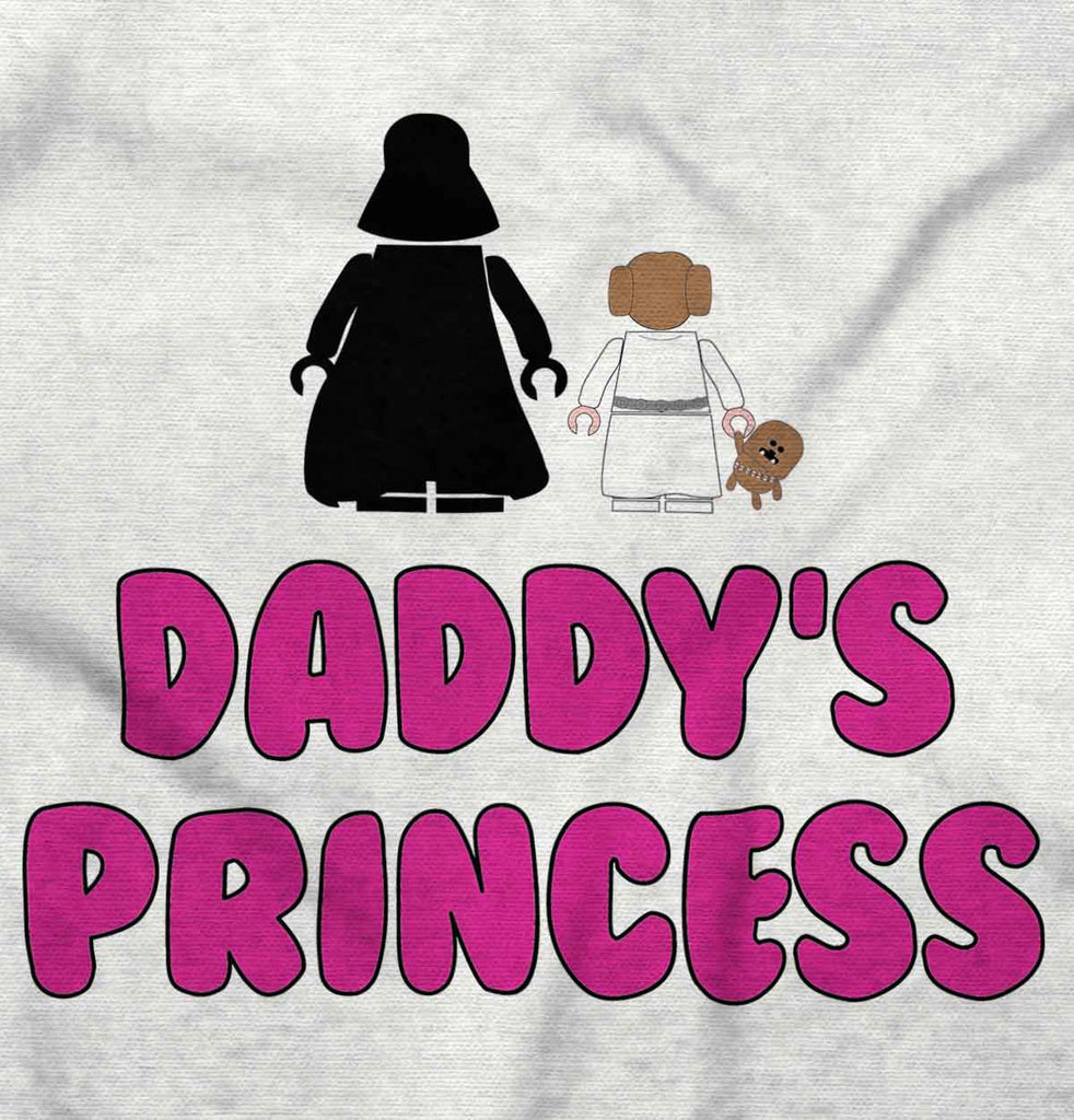 Daddy's Princess Romper Bodysuit-Direct To Garment Print-Brisco Baby