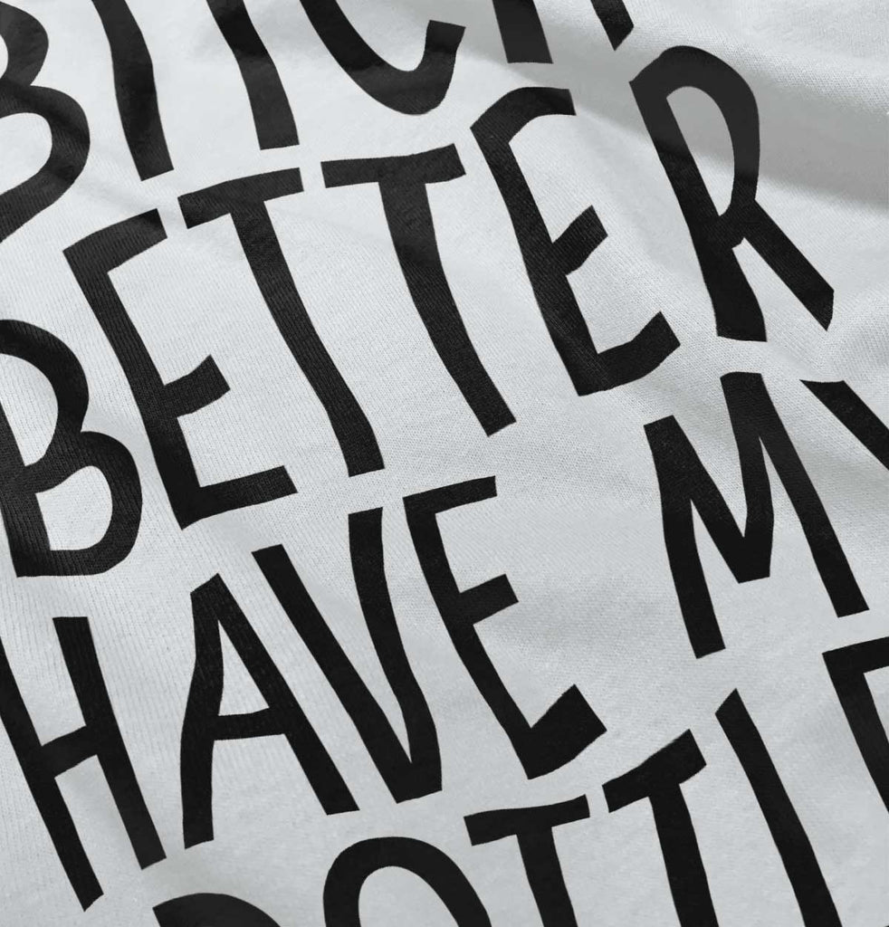 My Bottle Infant Baby Bib-Direct To Garment Print-Brisco Baby