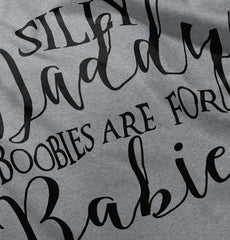 Boobies For Babies Infant Toddler T Shirt-Direct To Garment Print-Brisco Baby