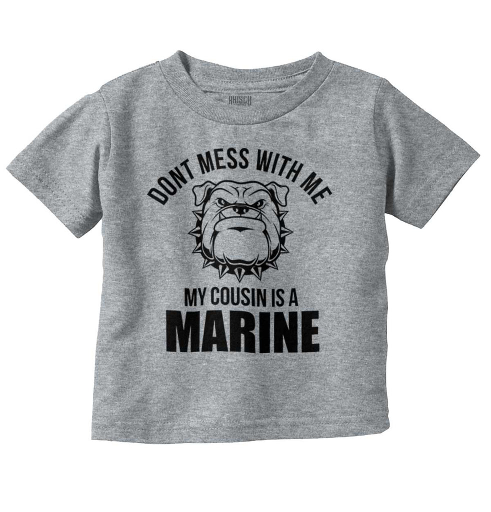 Marine Cousin Infant Toddler T Shirt-Direct To Garment Print-Brisco Baby