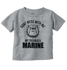 Marine Cousin Infant Toddler T Shirt-Direct To Garment Print-Brisco Baby