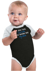 See My Uncle Raglan Romper Bodysuit-Direct To Garment Print-Brisco Baby
