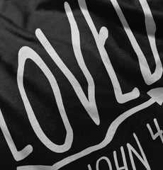 Loved Infant Baby Bib-Direct To Garment Print-Brisco Baby