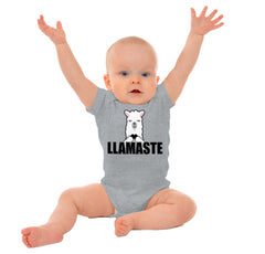 Llamaste Yoga Romper Bodysuit-Direct To Garment Print-Brisco Baby