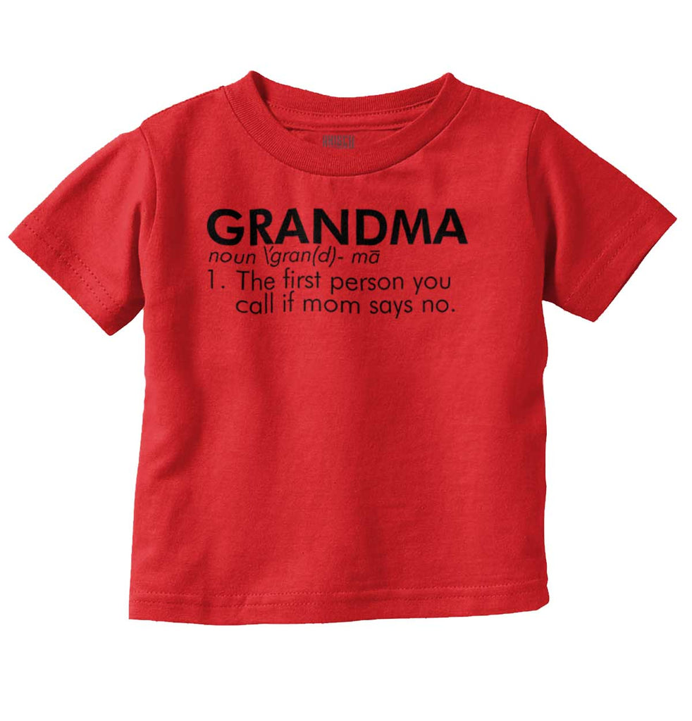 Grandma Defined Infant Toddler T Shirt-Direct To Garment Print-Brisco Baby