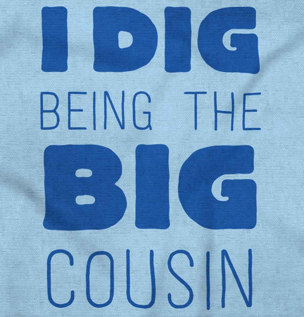 Dig Big Cousin Infant Baby Bib-Direct To Garment Print-Brisco Baby