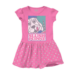 Slush Puppie Baby Polka Dot Skirt Dress-Direct To Garment Print-Brisco Baby