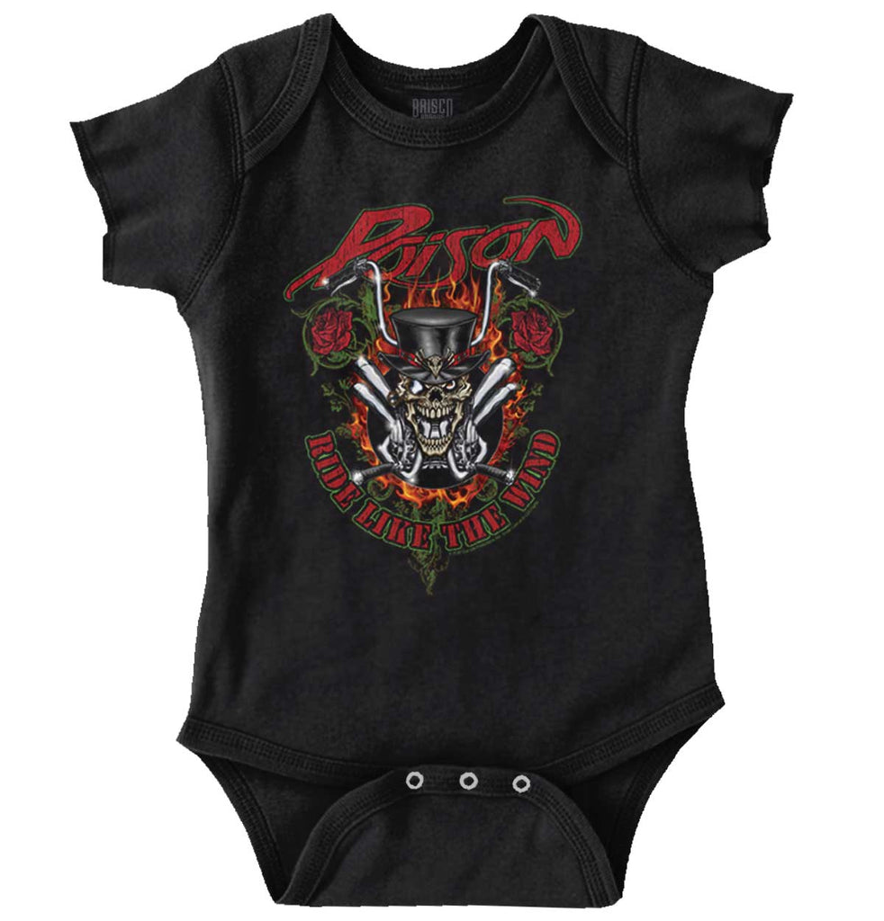 Ride Like The Wind Romper Bodysuit-Direct To Garment Print-Brisco Baby