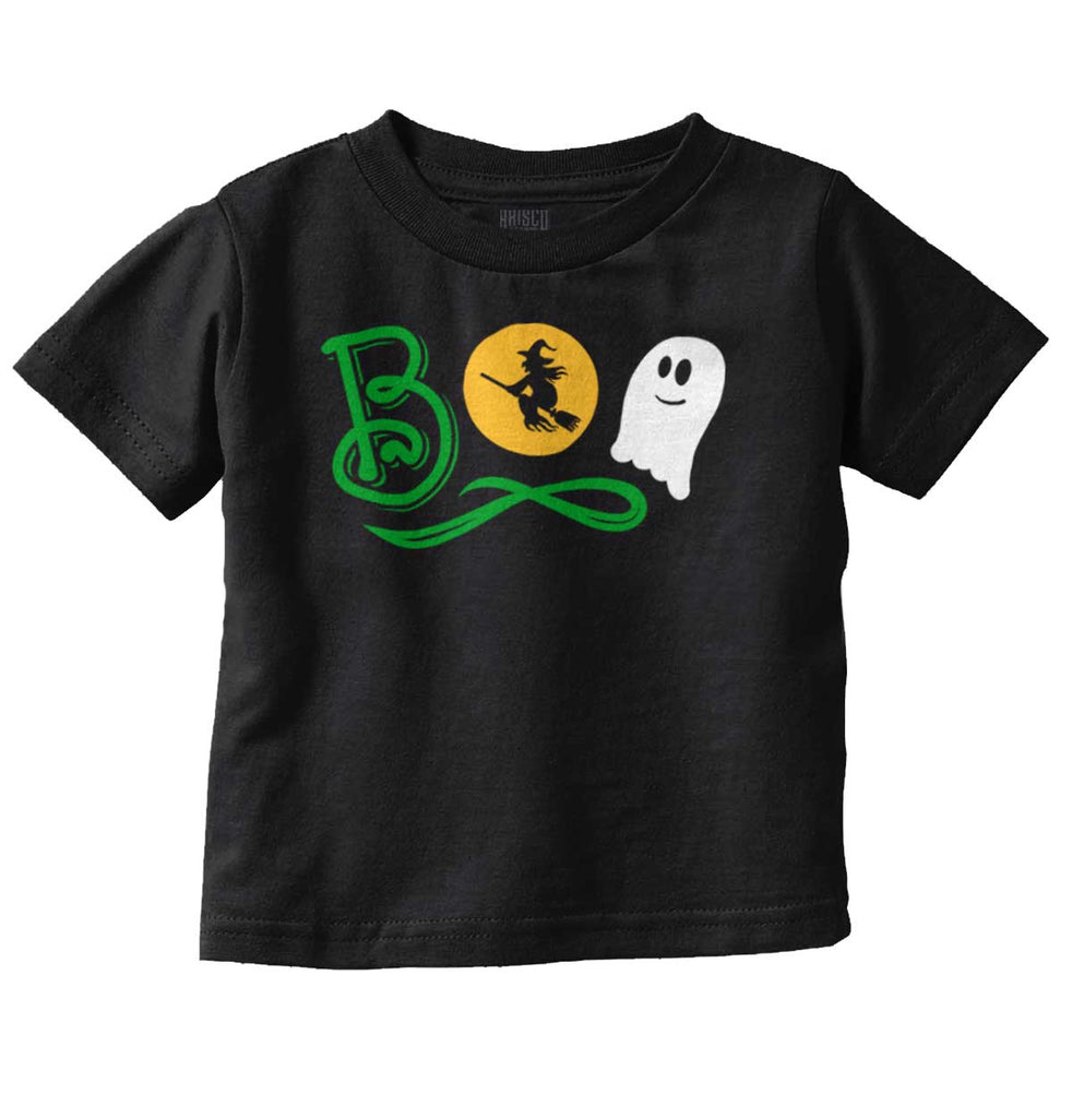 Boo Infant Toddler T Shirt-Direct To Garment Print-Brisco Baby