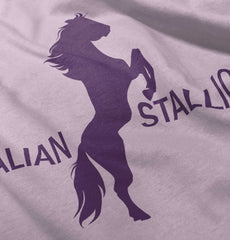 Italian Stallion Infant Toddler T Shirt-Direct To Garment Print-Brisco Baby