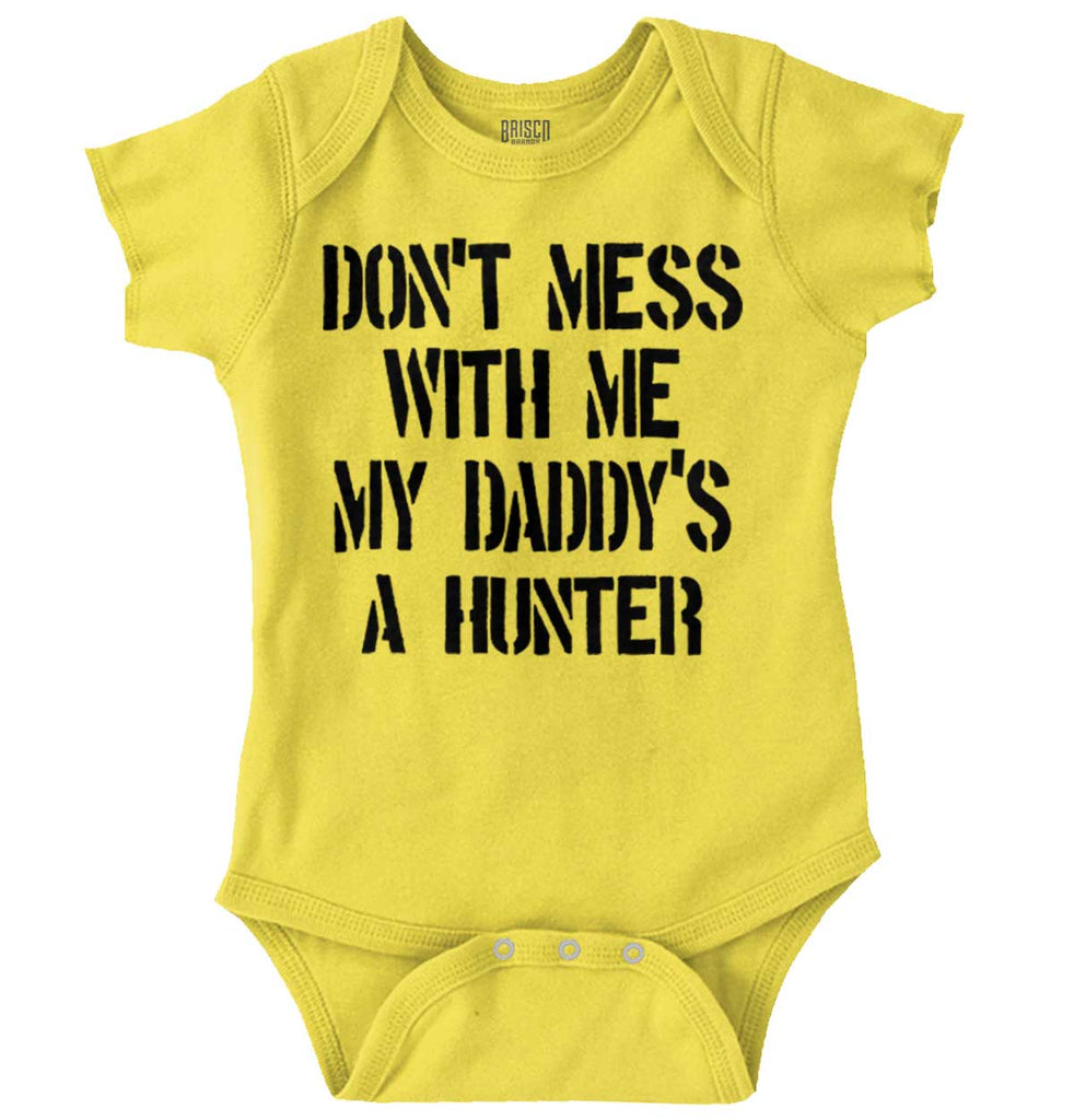 Daddy's A hunter Romper Bodysuit-Direct To Garment Print-Brisco Baby