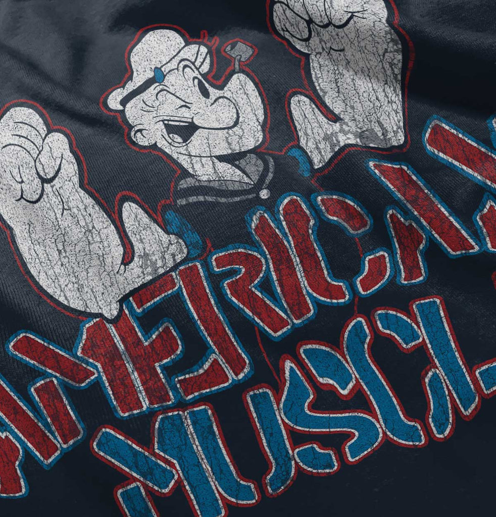 American Muscle Toddler Pullover Hoodie-Direct To Garment Print-Brisco Baby