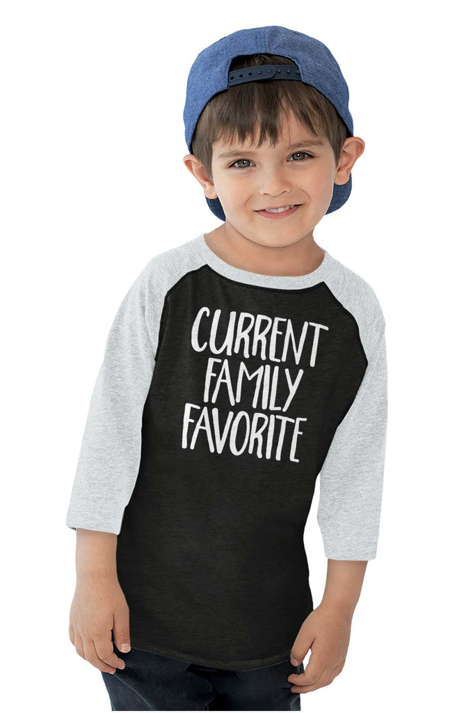 Family Favorite Toddler Baseball-Direct To Garment Print-Brisco Baby