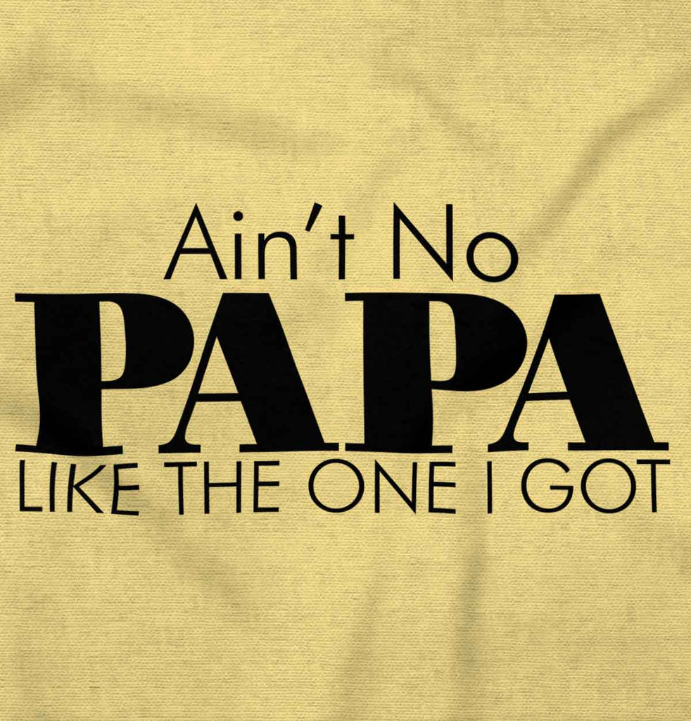 Ain't No Papa Like Mine Infant Toddler T Shirt-Direct To Garment Print-Brisco Baby