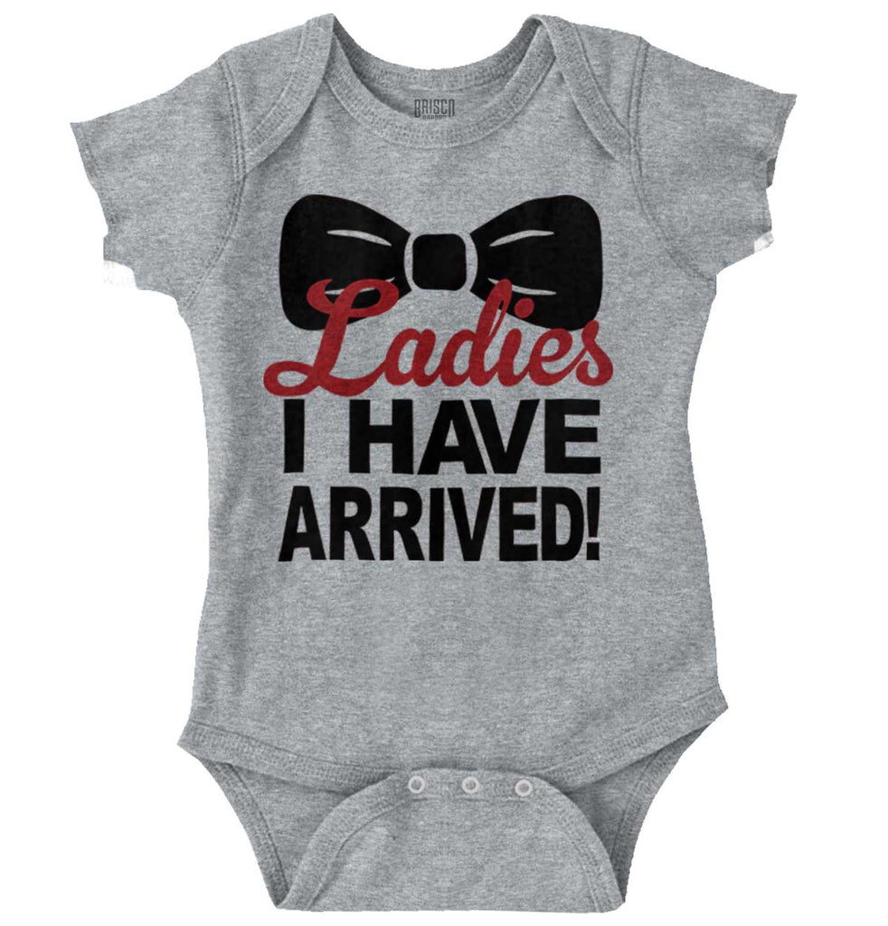 Ladies Bow Tie Romper Bodysuit-Direct To Garment Print-Brisco Baby