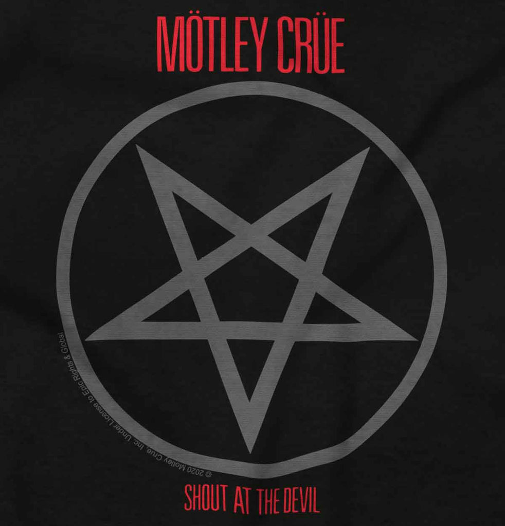 Motley Crue Skull Infant Toddler T Shirt-Direct To Garment Print-Brisco Baby
