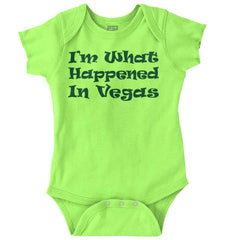 Happened In Vegas Romper Bodysuit-Direct To Garment Print-Brisco Baby