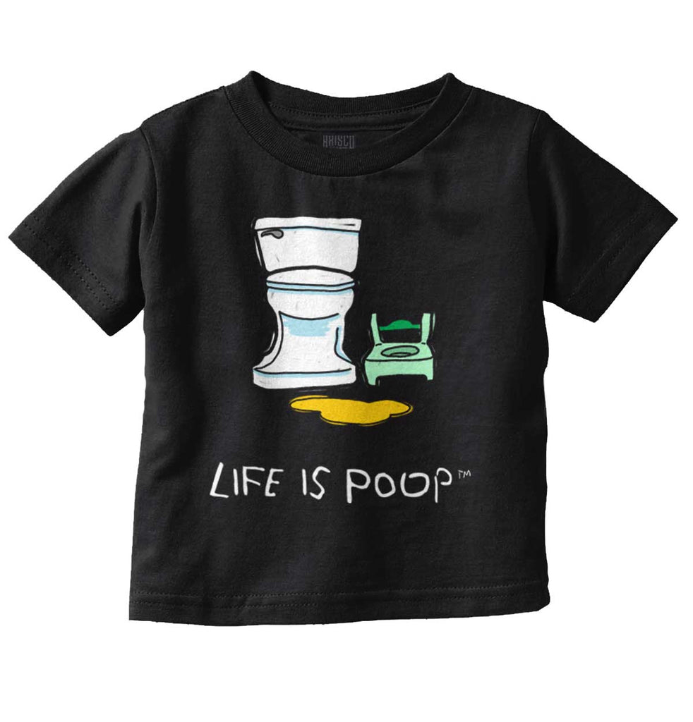 Potty Train Infant Toddler T Shirt-Direct To Garment Print-Brisco Baby