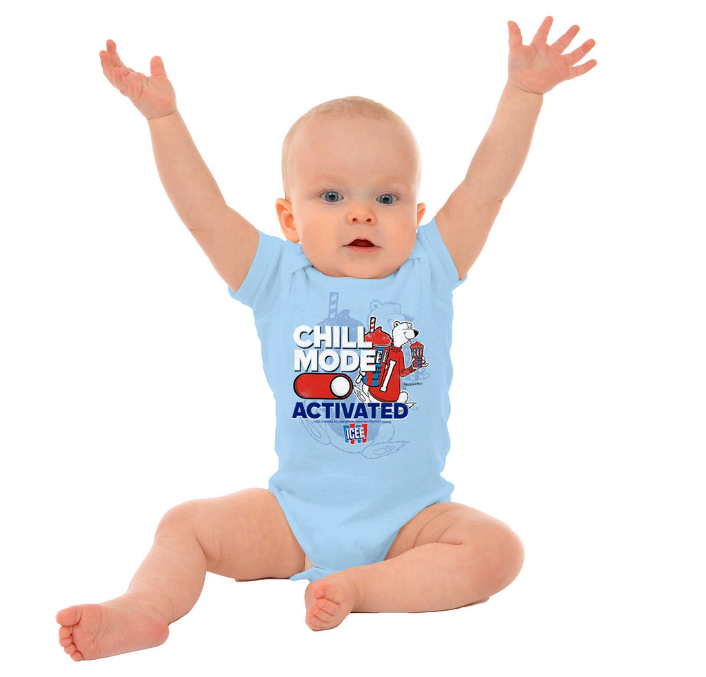 Chill Mode Activated Romper Bodysuit-Direct To Garment Print-Brisco Baby