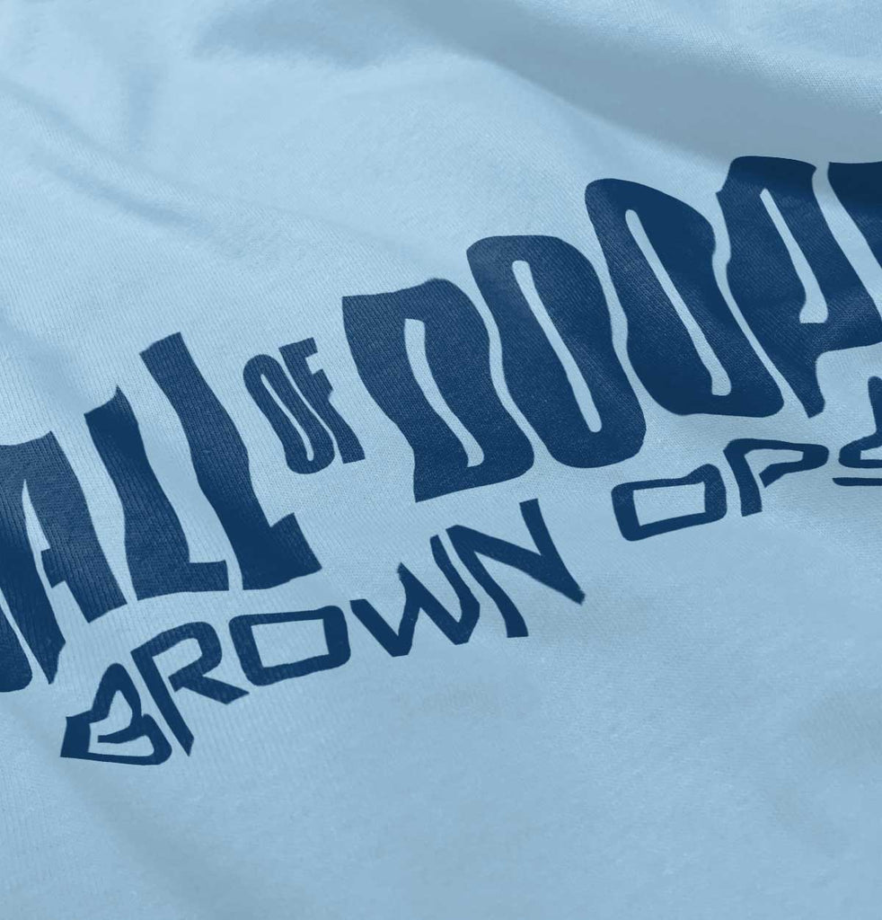 Call Of Doody Romper Bodysuit-Direct To Garment Print-Brisco Baby