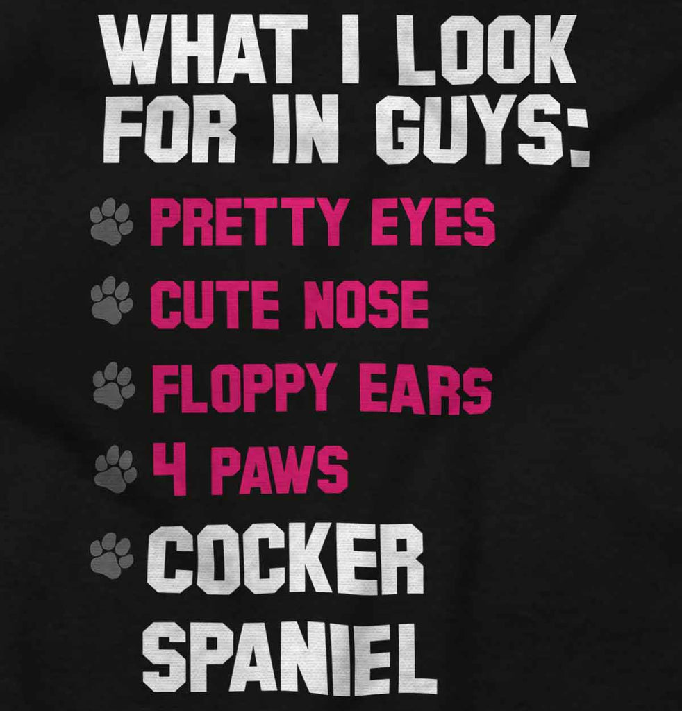 Cocker Spaniel List Romper Bodysuit-Direct To Garment Print-Brisco Baby