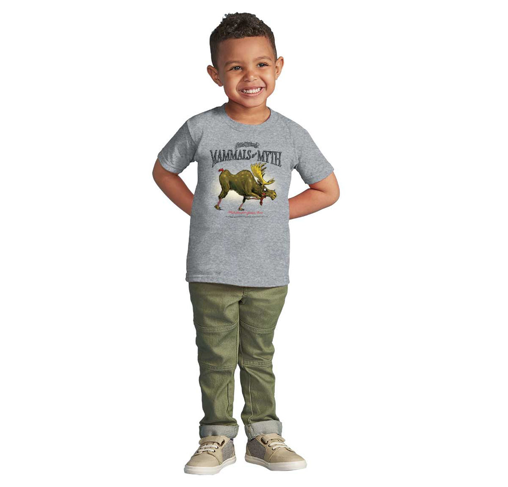 Bearded Spotted Moose Infant Toddler T Shirt-Direct To Garment Print-Brisco Baby