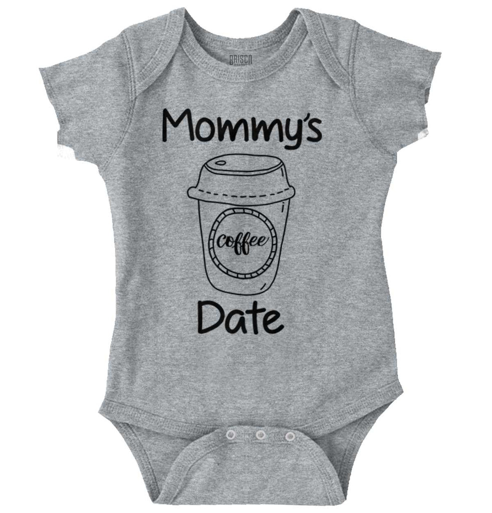 Mommy's Date Romper Bodysuit-Direct To Garment Print-Brisco Baby