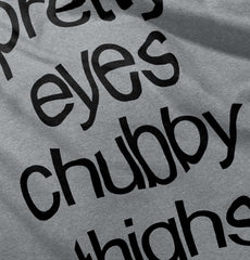 Chubby Thighs Infant Toddler T Shirt-Direct To Garment Print-Brisco Baby