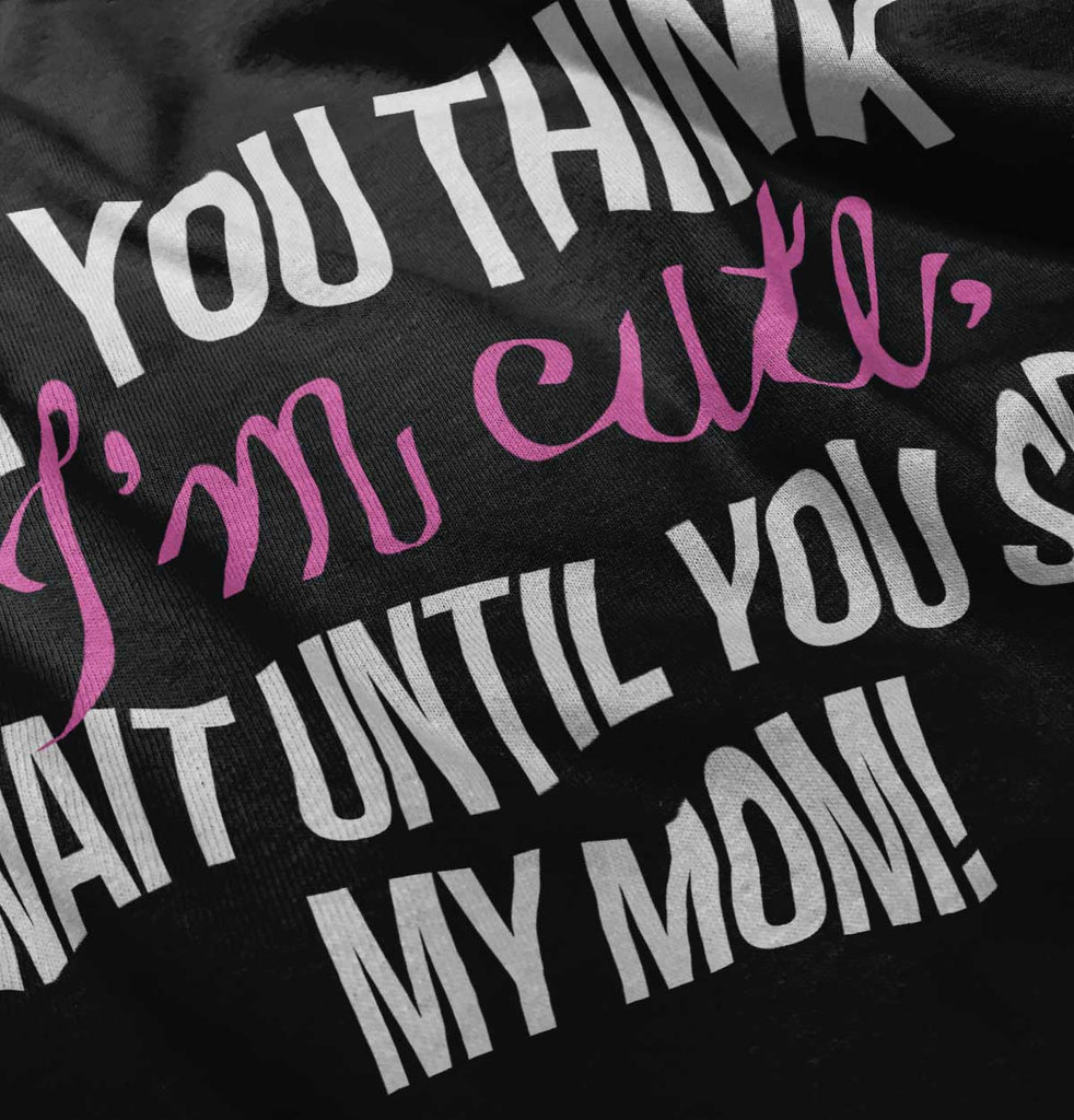 Im Cute Infant Baby Bib-Direct To Garment Print-Brisco Baby