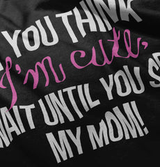 Im Cute Infant Baby Bib-Direct To Garment Print-Brisco Baby