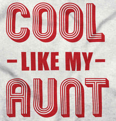 Cool Like My Aunt Romper Bodysuit-Direct To Garment Print-Brisco Baby