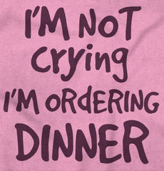 Ordering Dinner Infant Baby Bib-Direct To Garment Print-Brisco Baby