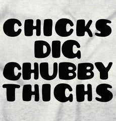 Chubby Thighs Infant Toddler T Shirt-Direct To Garment Print-Brisco Baby