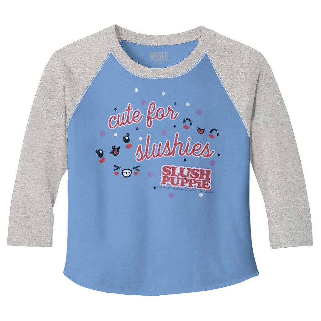 Cute For Slushies Toddler Baseball-Direct To Garment Print-Brisco Baby