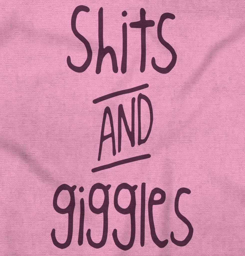 Shits and Giggles Infant Toddler T Shirt-Direct To Garment Print-Brisco Baby