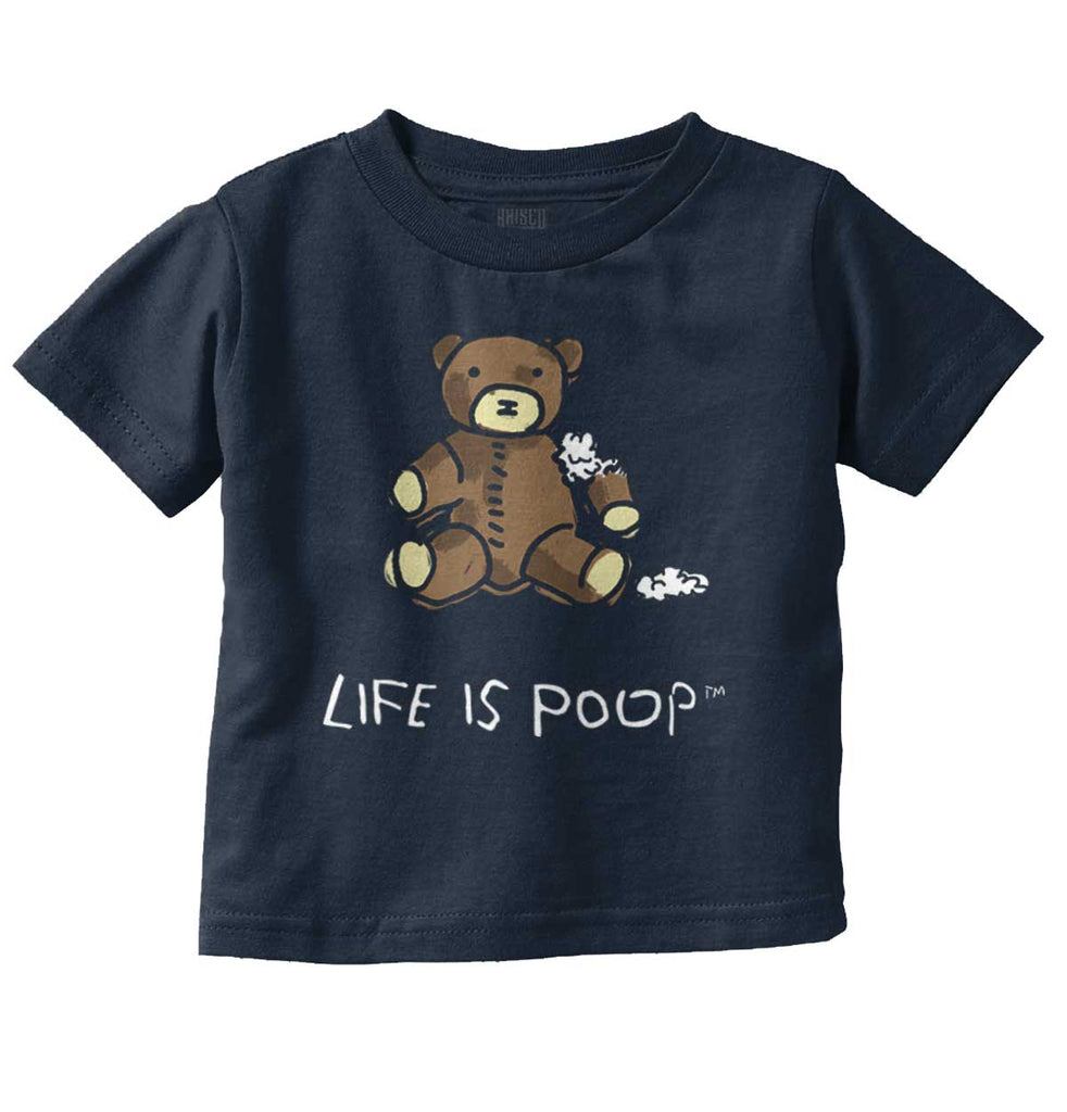 Ripped Teddy Bear Infant Toddler T Shirt-Direct To Garment Print-Brisco Baby