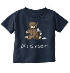 Ripped Teddy Bear Infant Toddler T Shirt-Direct To Garment Print-Brisco Baby
