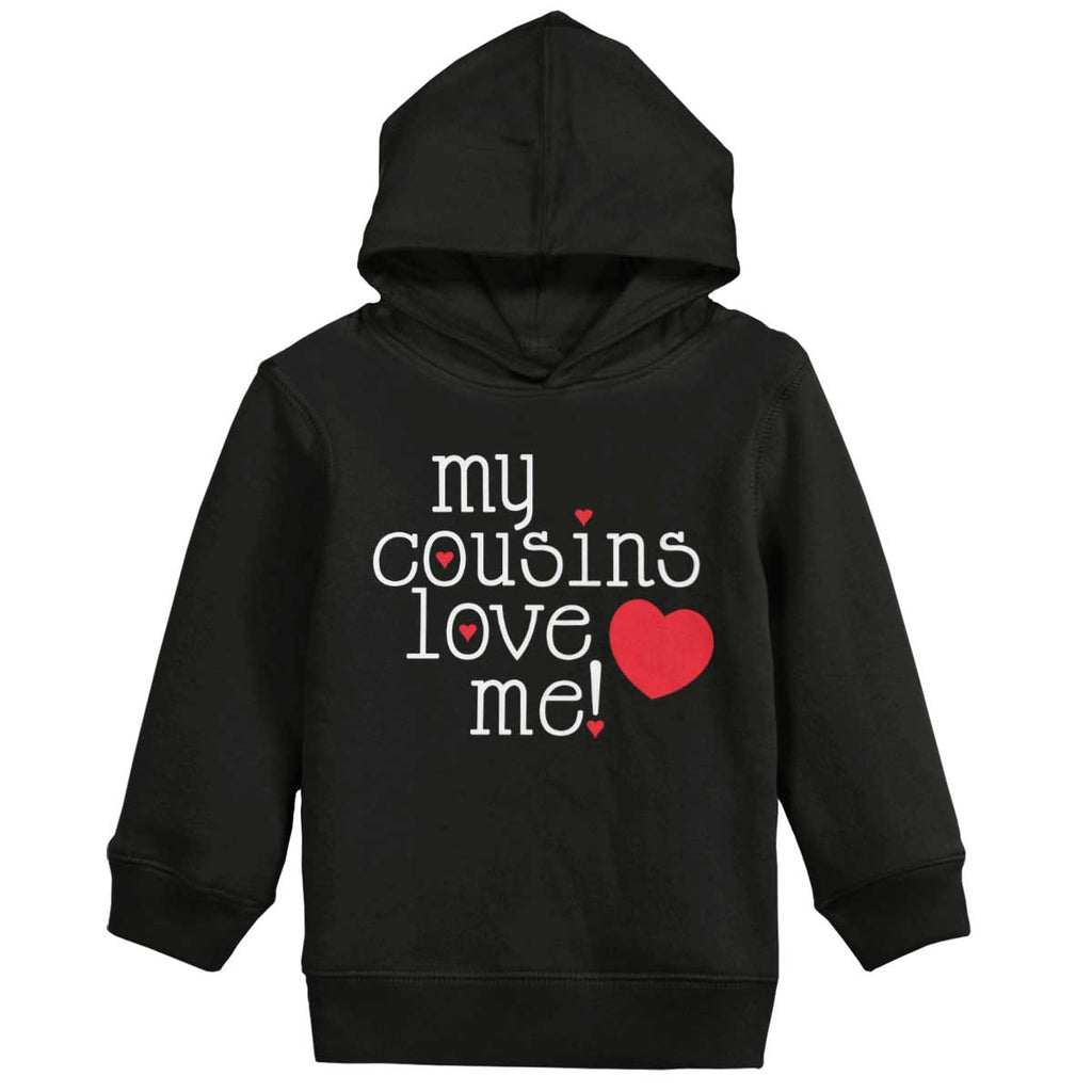 Cousins Love Me Toddler Pullover Hoodie-Direct To Garment Print-Brisco Baby