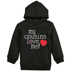 Cousins Love Me Toddler Pullover Hoodie-Direct To Garment Print-Brisco Baby